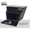 Under Tray Tool Box Underbody Pair Set 600mm Black Aluminium