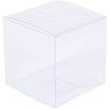 10 Pack of  12cm Square Cube Box – Bomboniere Exhibition Gift Product Showcase Clear Plastic Shop Display Storage Packaging Box – 12x12x12 cm