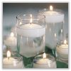 10 Pack of 8cm Ivory Wax Floating Candles – wedding party home event decoration