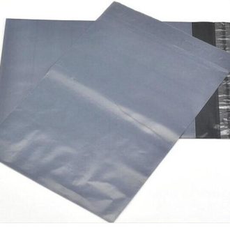 25 Pack – GREY PLASTIC MAILING SATCHEL COURIER BAG POLY POSTAGE SHIPPING POST SELF SEAL