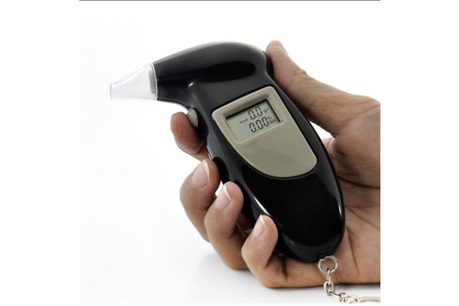 Digital Alcohol Tester LCD Police Breathalyser Grade Accuracy Portable Keychain – FREE POST