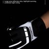 MTB Heated Gloves for Mountain Road Bike Breathable Winter Autumn Cycling Camping Running Outdoor Sport Rockbros – Large