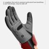 MTB Heated Gloves for Mountain Road Bike Breathable Winter Autumn Cycling Camping Running Outdoor Sport Rockbros – Large