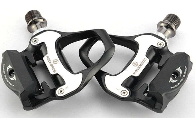 Self Lock Clip In Bike Pedals LOOK KEO Cleat MTB Road 700C Hybrid BMX – Rockbros Black