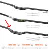 Satori EVO 35 – 355mm Rise Handlebar – Black MTB Trekking Universal 780mm Long – Large