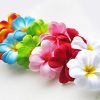 1 Set of 20 LED Tropical Bright Colous Frangipani Flower Battery String Lights Christmas Gift Home Wedding Party Decoration Outdoor Table Centrepiece