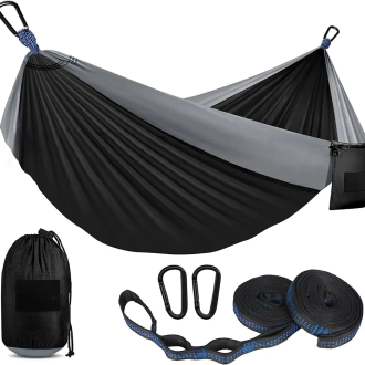 Black & Grey Camping Hammock