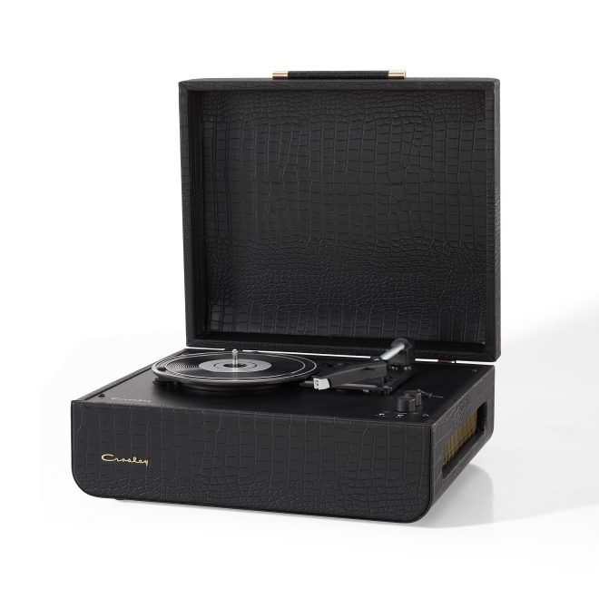 Crosley Mercury Turntable – Black, With Storage Crate