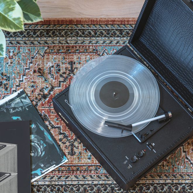 Crosley Mercury Turntable – Black, With Storage Crate