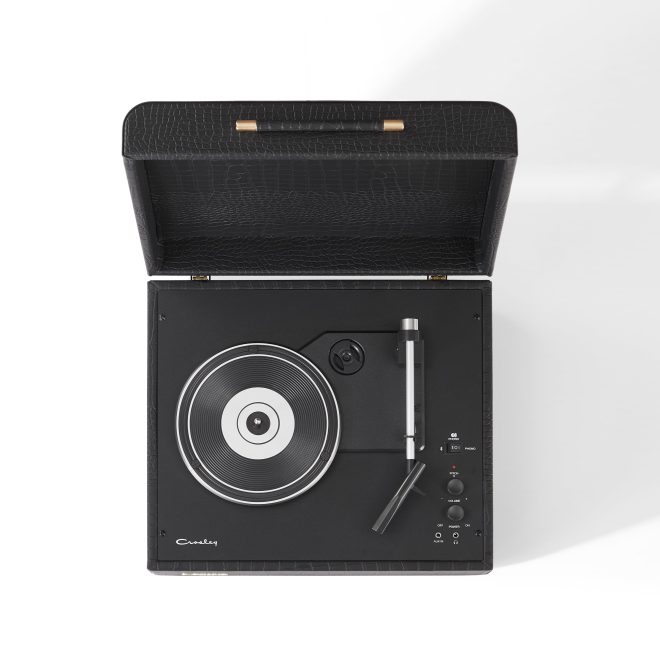 Crosley Mercury Turntable – Black, With Storage Crate