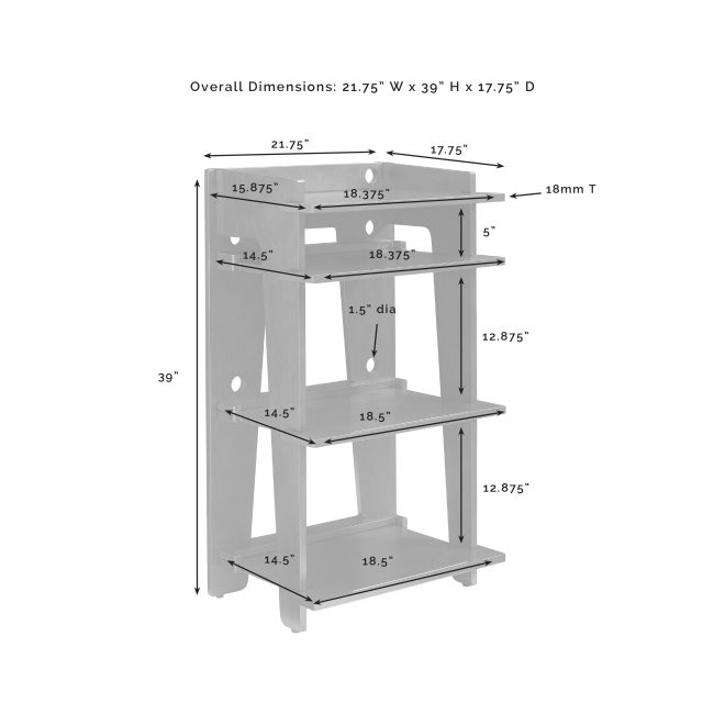 Crosley Soho Turntable Stand – Natural