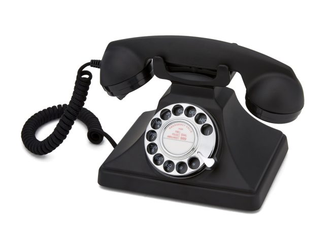 GPO Retro 200 Rotary Telephone – Black