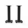 Kanto Tall Fillable Speaker Stands with Isolation Feet – Pair – 22 inch, Black