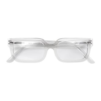 London Mole Icy Blue Blocker Glasses Matte Black