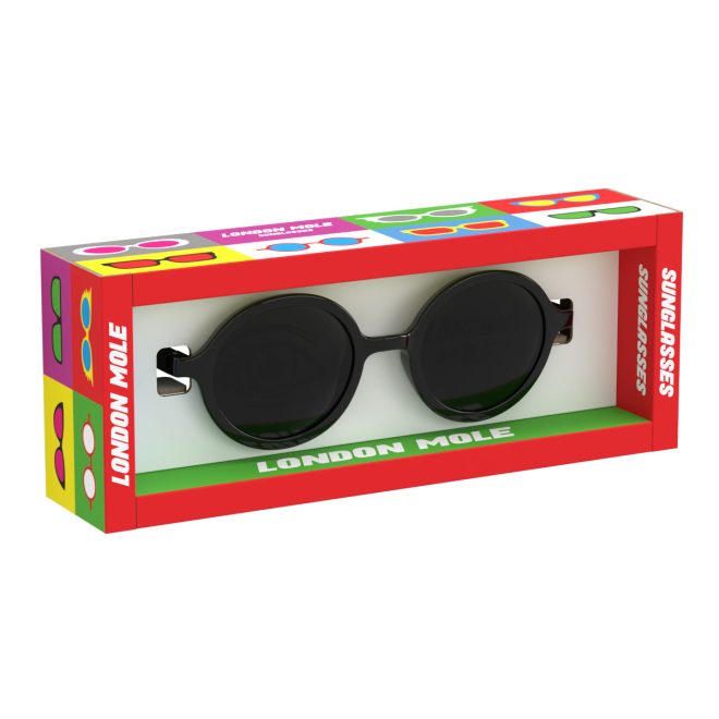 London Mole Artist Sunglasses – Gloss Black and Black