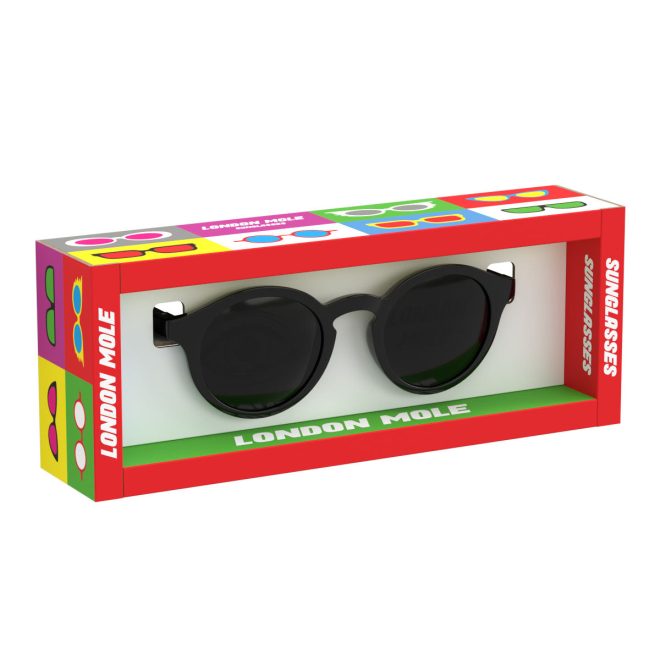 London Mole Graduate Sunglasses – Gloss Black