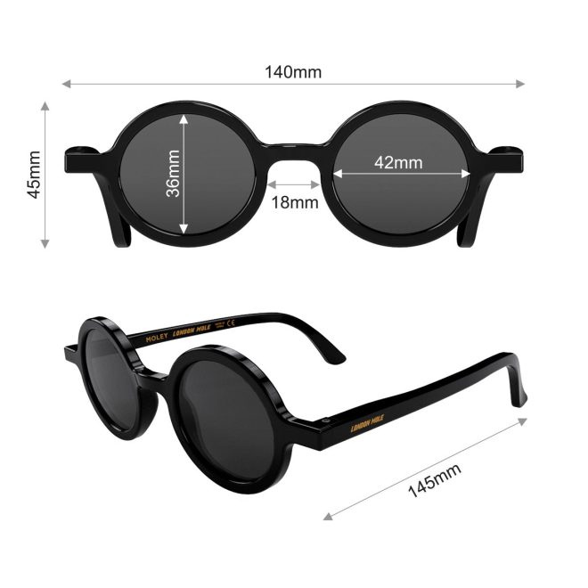 London Mole Moley Sunglasses – Black