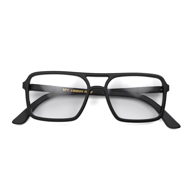 London Mole Spy Blue Blocker Glasses – Matte Black