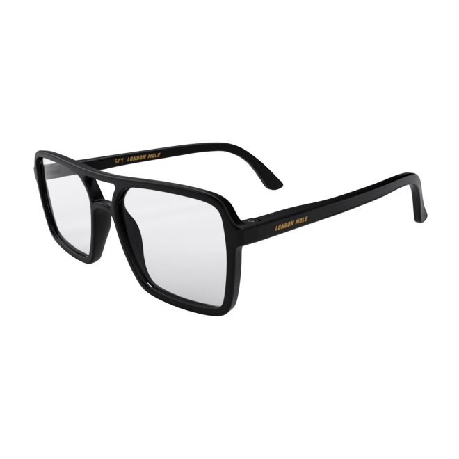 London Mole Spy Blue Blocker Glasses – Matte Black