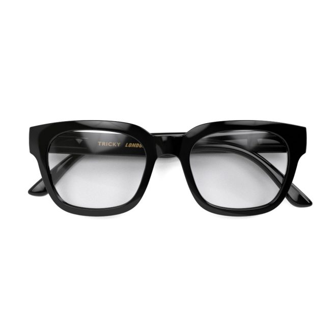 London Mole Tricky Blue Blocker Glasses – Gloss Black