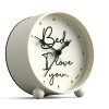 Newgate Jones Bed I Love You Alarm Clock – Linen White