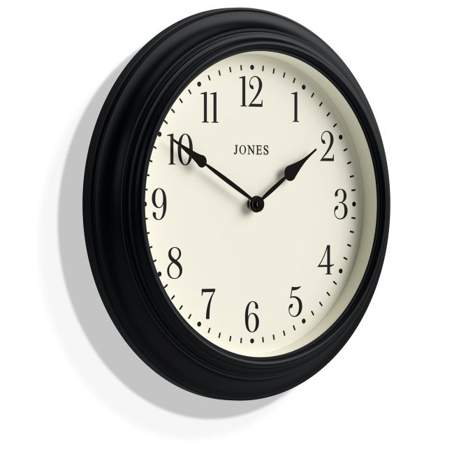 Newgate Jones Supper Club Clock – Black