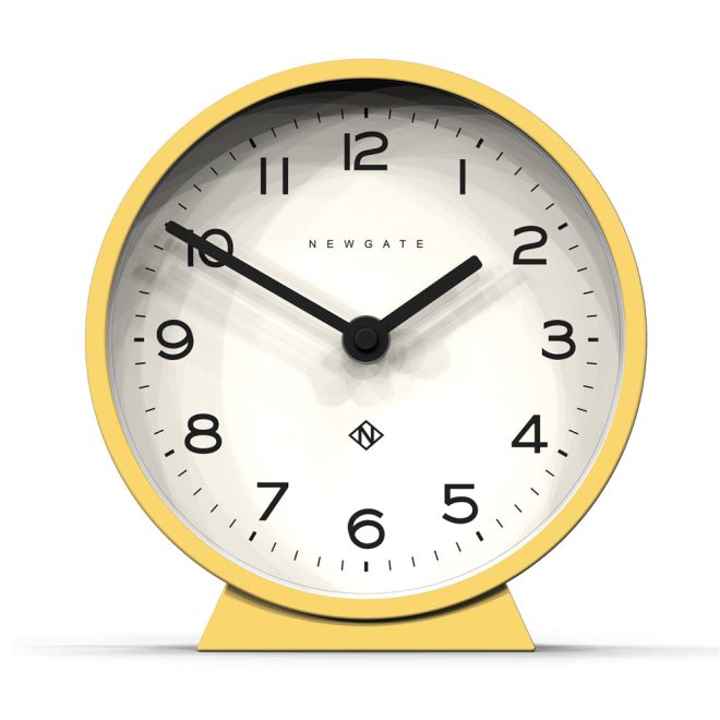 Newgate M Mantel Clock – Yellow