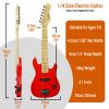 3rd Avenue Junior Electric Guitar Pack – Red