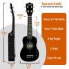 3rd Avenue Soprano Ukulele – Black