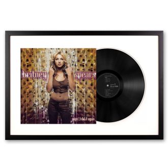 Framed Britney Spears Oops! I Did It Again Vinyl Album Art