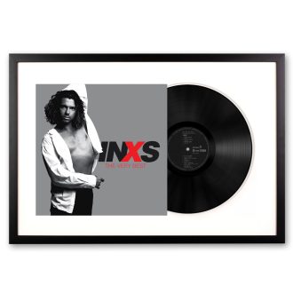 Framed INXS The Very Best – Double Vinyl Album Art