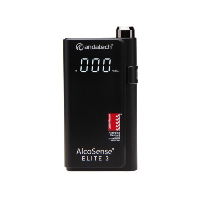 AlcoSense Elite 3 Personal Breathalyser AS3547 Certified