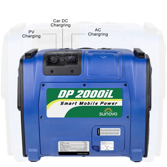 2000W Portable Power Station Solar Inverter Generator