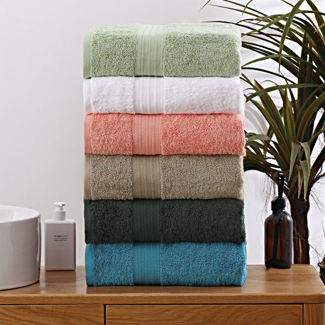 Extra Large Bath Sheet Towel 89 x 178cm – Coral