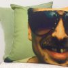 Blaze Toothless Dude Face with Sunglasses Cushion Cover