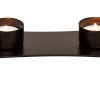 Decorative Black Metal Tea Light Candle Holder Stand