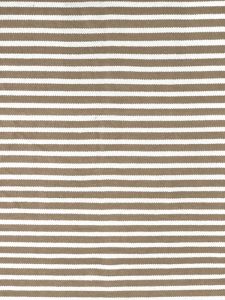 Beige/cream striped cotton kilim rug120x180 cm