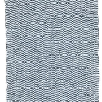 Blue/white kilim rug 90×150 cm