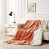 2 in 1 Teddy Sherpa  Quilt Cover Set and Blanket – QUEEN, Terracotta