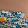 Botanical Bella Microfibre Quilt Cover Set-king size