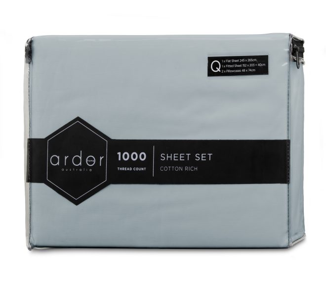 1000TC Cotton Rich SHEET SET – KING SINGLE