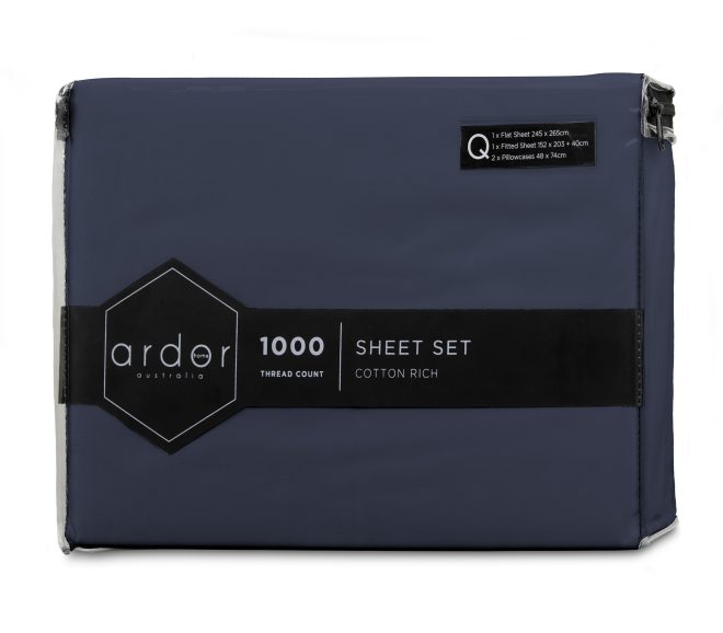 1000TC Cotton Rich SHEET SET – KING SINGLE