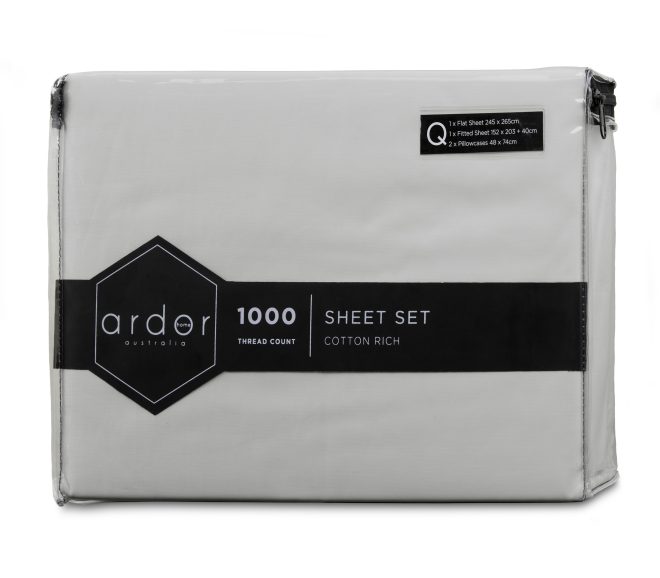 1000TC Cotton Rich SHEET SET – KING