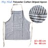 My Hub Polyester Cotton Striped Apron