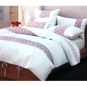 Lucy Pink Quilt Cover Set Queen