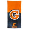 Licensed Cotton Beach Towel GWS Giants