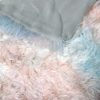 Finley Multi Colour Collection Shaggy Throw Rug 127 x 152cm Pastel Hues