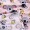 190GSM Girls Cute Ultra Soft Coral Fleece Throw 127 x 152cm – Bees & Koalas