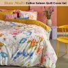 Beau Multi Cotton Sateen Quilt Cover Set King