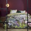 Charming Green Cotton Sateen Quilt Cover Set King